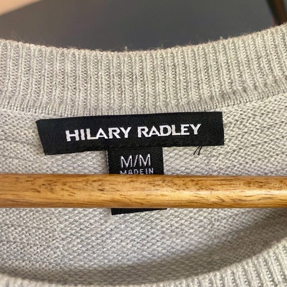 Light Grey Hilary Radley Ribbed Sweater - Picture 3 of 6